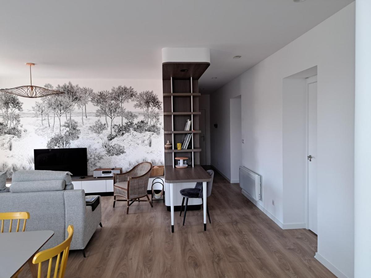 Superbe Appartement T3 Au Centre Plage .Parking Hendaye Exterior foto