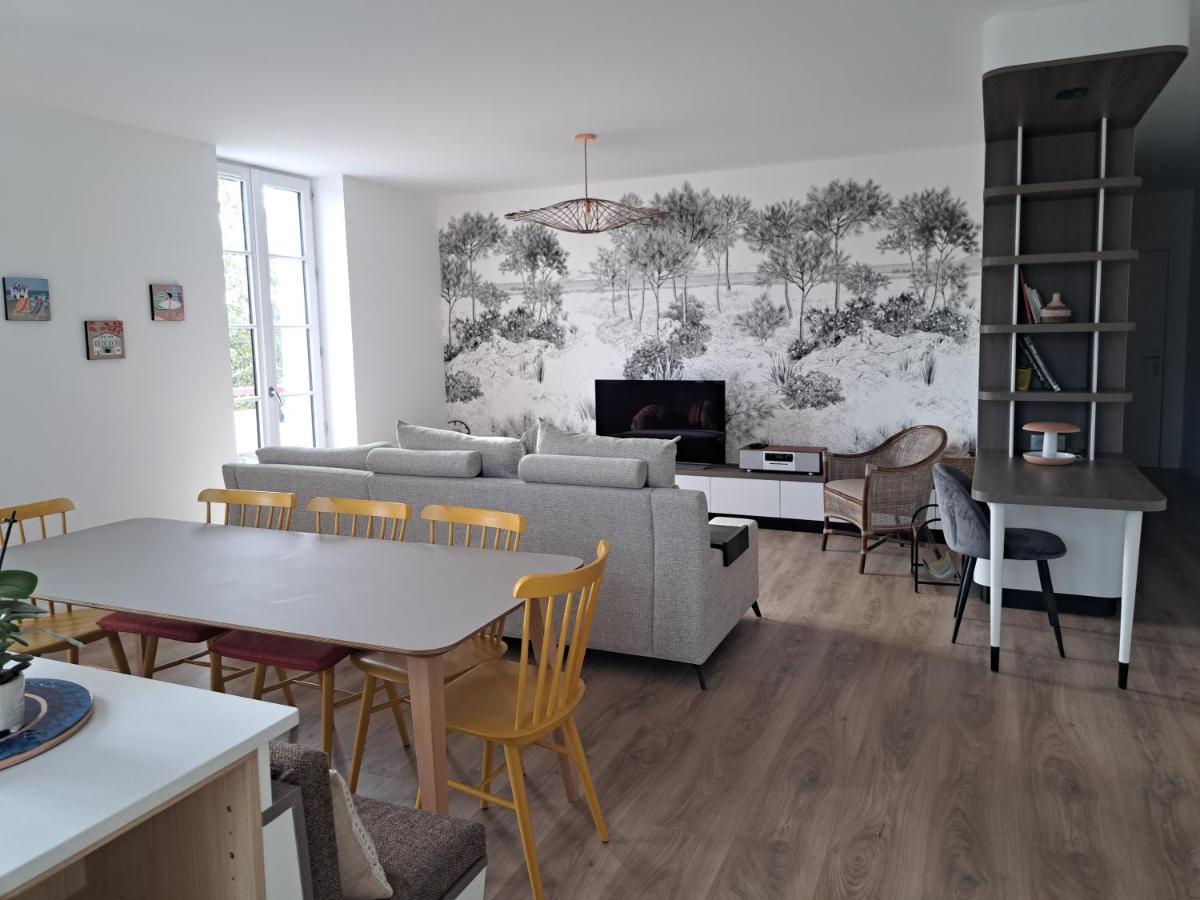 Superbe Appartement T3 Au Centre Plage .Parking Hendaye Exterior foto